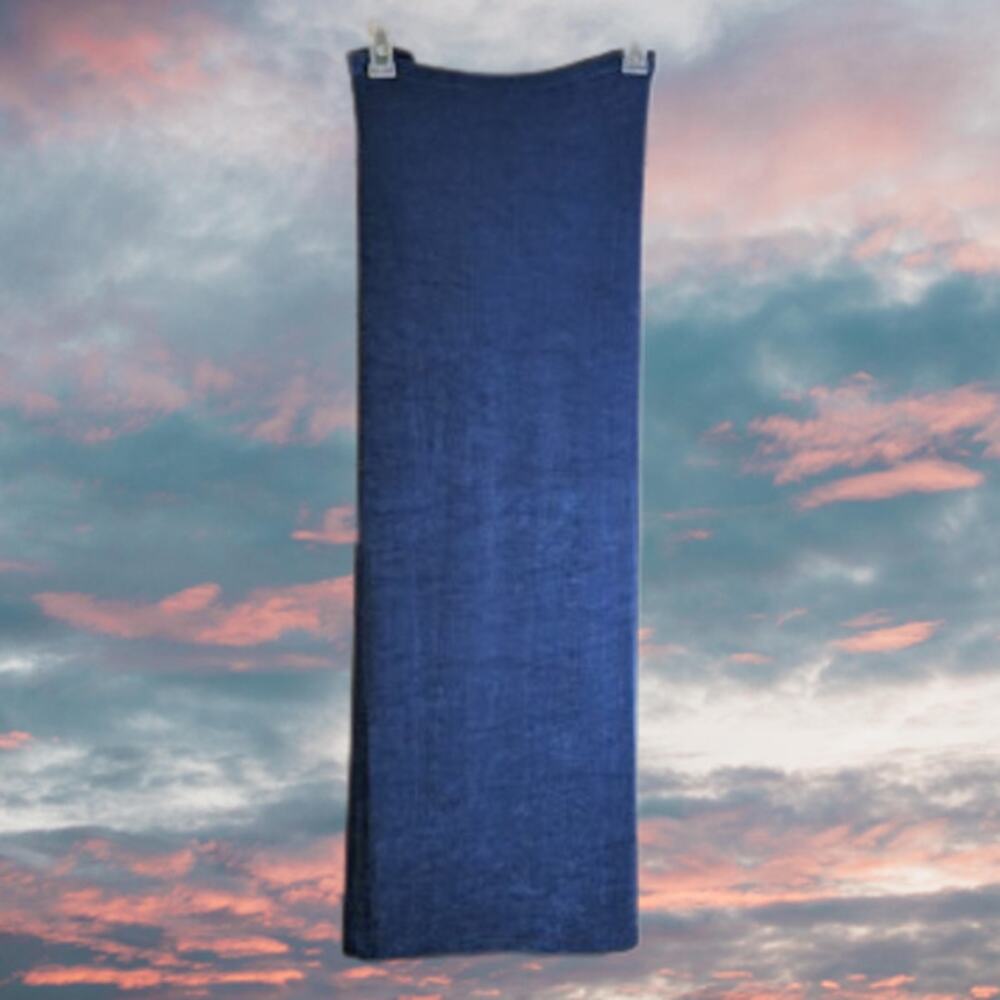 Patchington Large Long Blue Polyester, Spandex Sk… - image 1